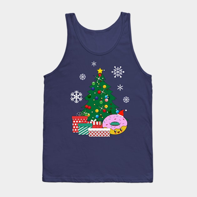 Happy Doughnut Around The Christmas Tree Tank Top by Nova5